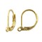 Lever Back DIY Earrings with Open Jump Ring Gold Plated - Create Elegant Dangle Earrings (1 Pair of Earrings)